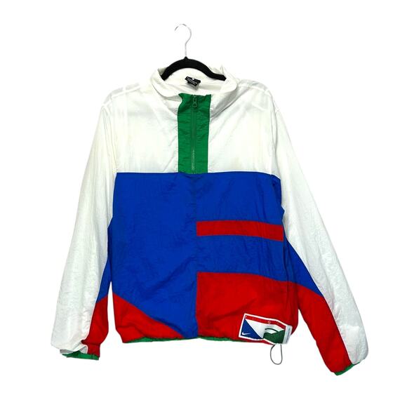 Nike Flight Series Basketball Windbreaker Jacket Men's Sz S Colorblock Retro Y2K - Picture 1 of 7